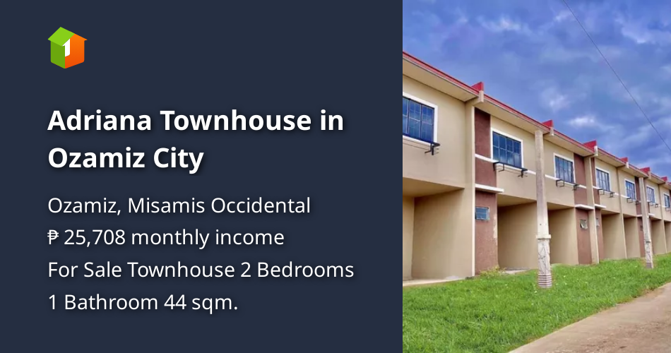 Adriana Townhouse in Ozamiz City [House and Lot 🏘️] (March 2023) in