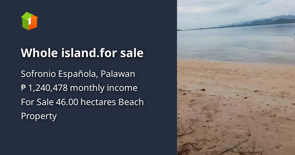 Whole island.for sale [Beach Property 🏖️] (May 2024) in Sofronio
