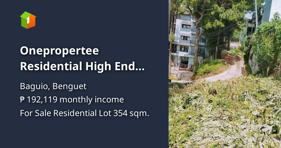 Modern Living Residential Lot for Sale in Leonila Hill Baguio [Lot 🚜