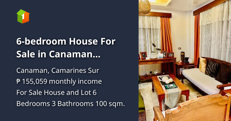 6bedroom House For Sale in Canaman Camarines Sur [House and Lot 🏘️