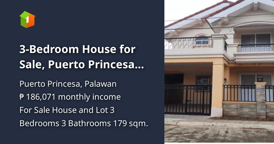 3Bedroom House for Sale, Puerto Princesa City Palawan [House and Lot 🏘