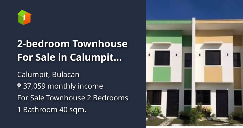 2bedroom Townhouse For Sale in Calumpit Bulacan [House and Lot 🏘️