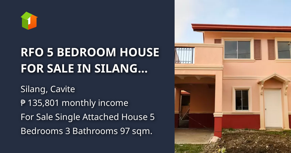 RFO 5 BEDROOM HOUSE FOR SALE IN SILANG CAVITE [House and Lot 🏘️