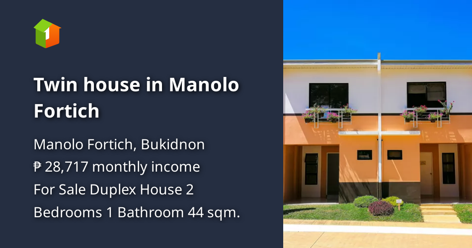 Twin house in Manolo Fortich [House and Lot 🏘️] (March 2022) in Manolo