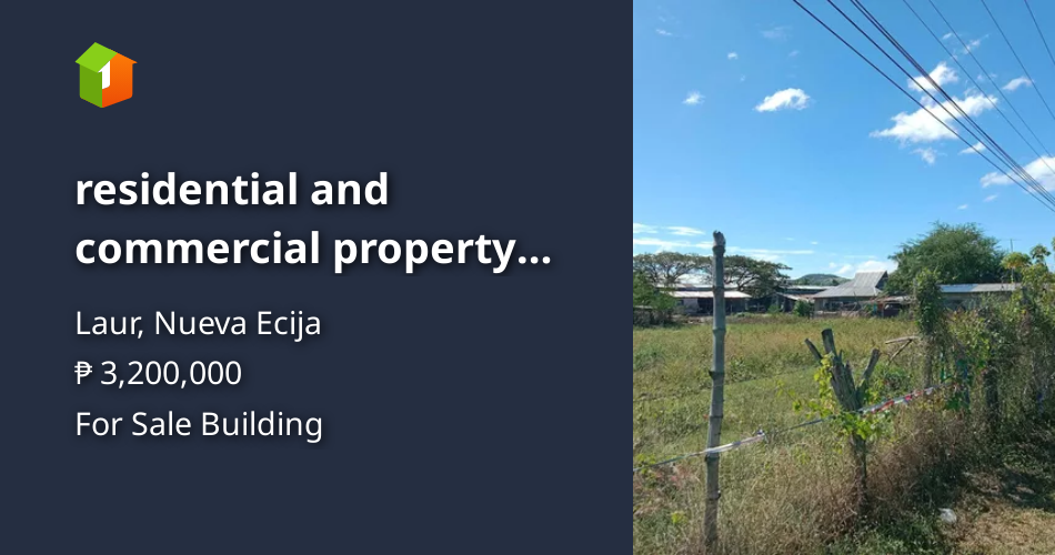 Residential and commercial property for sale Property 🏭