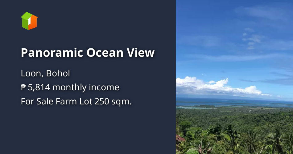 Panoramic Ocean View [Lots 🚜] (December 2023) in Loon, Bohol for sale