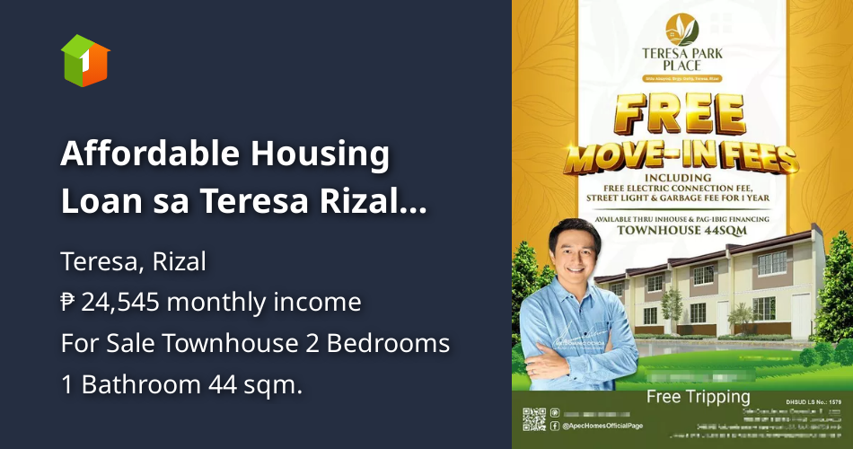 Affordable Housing Loan sa Teresa Rizal near Antipolo [Houses and Lots