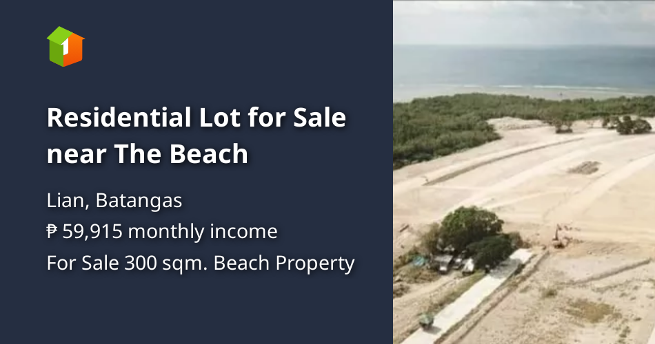 Residential Lot for Sale near The Beach [Beach Properties 🏖️