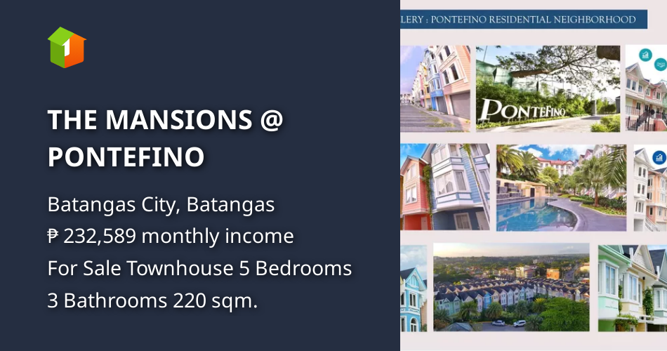 THE MANSIONS PONTEFINO [House and Lot 🏘️] (October 2023) in Batangas