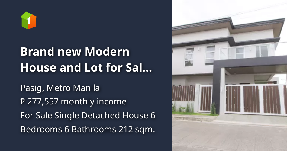 Brand new Modern House and Lot for Sale in Greenwoods Pasig [House and