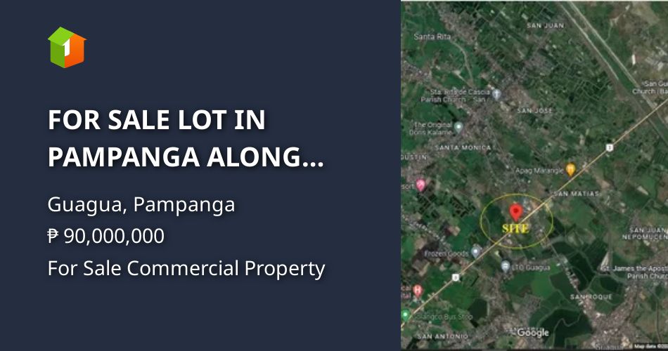 FOR SALE LOT IN PAMPANGA ALONG JASA ROAD IDEAL FOR COMMERCIAL USE