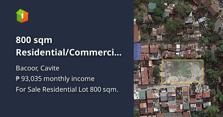 800 sqm For Sale in Molino Bacoor [Lot 🚜] (March