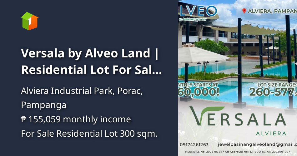 Versala by Alveo Land | Residential Lot For Sale in Pampanga Alviera ...
