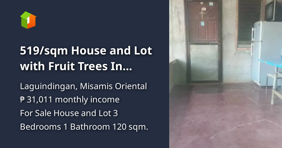 519/sqm House and Lot with Fruit Trees In Laguindingan Misamis Or. [House and Lot 🏘️] (February