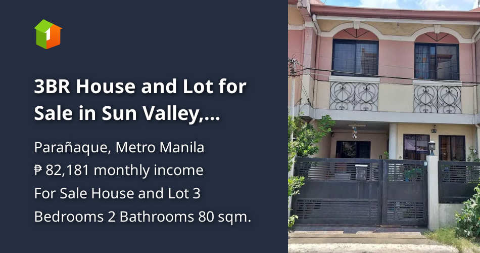3BR House and Lot for Sale in Sun Valley, Paranaque City [House and Lot