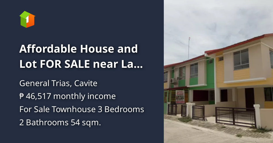 Affordable House and Lot FOR SALE near La Salle Dasma (3 bedrooms