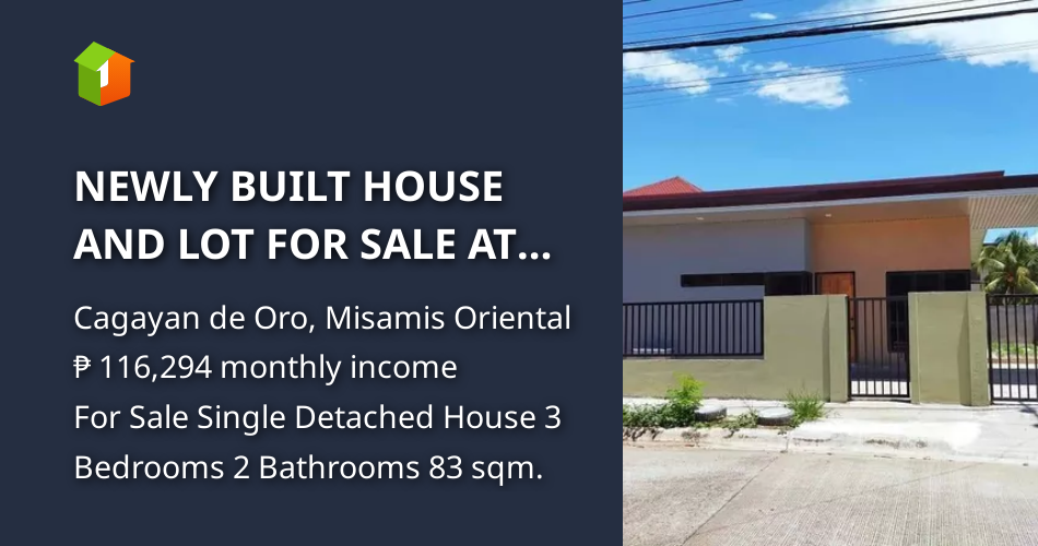 NEWLY BUILT HOUSE AND LOT FOR SALE AT HILLSBOROUGH UPTOWN CDO [House