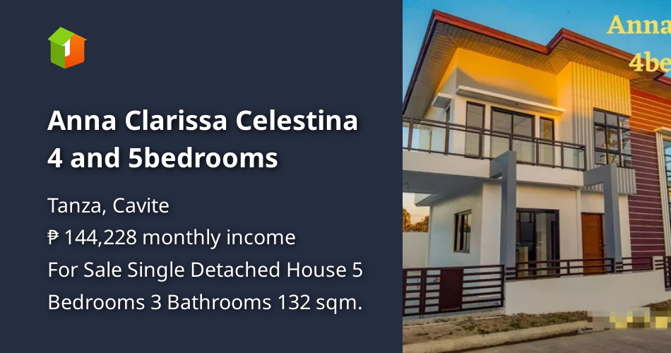 Anna Clarissa Celestina 4 and 5bedrooms [House and Lot 🏘️] (July 2024