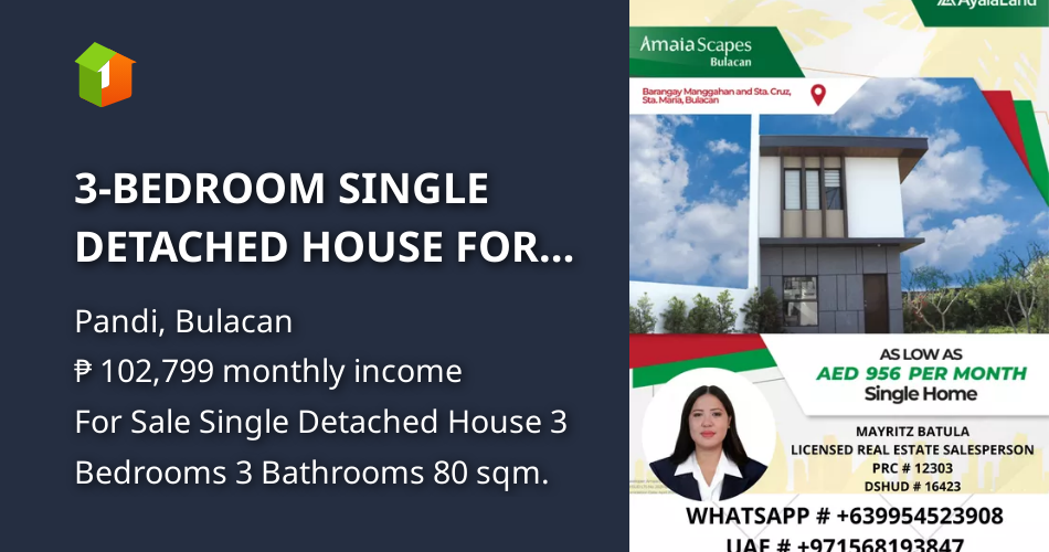 3BEDROOM SINGLE DETACHED HOUSE FOR SALE IN PANDI BULACAN [House and Lot 🏘️] (September 2022) in