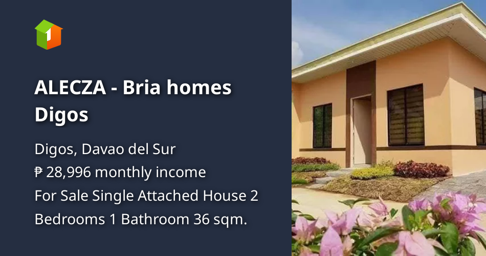 ALECZA Bria homes Digos [House and Lot 🏘️] (November 2021) in Digos