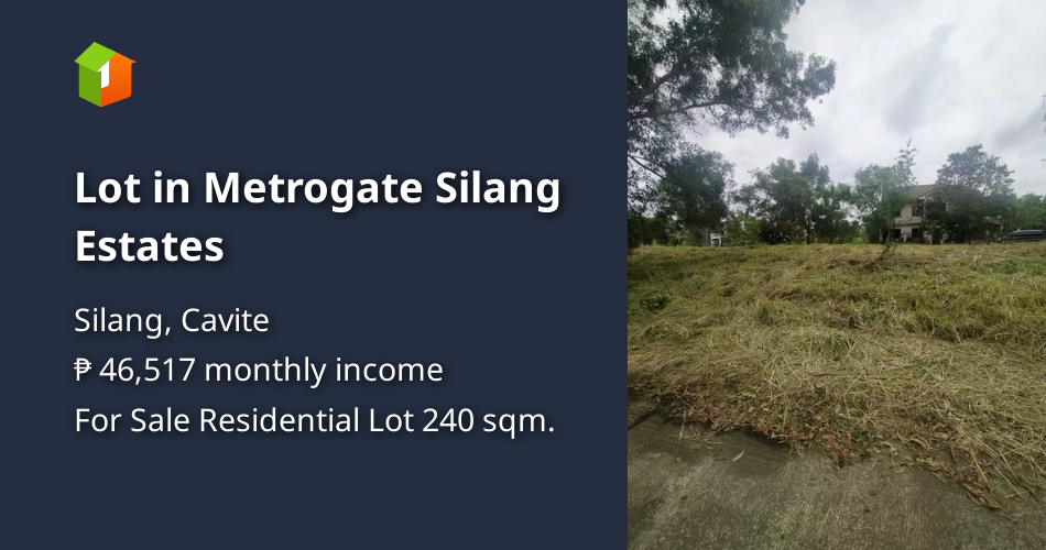 Lot in Metrogate Silang Estates [Lot 🚜] (July 2021) in Silang, Cavite