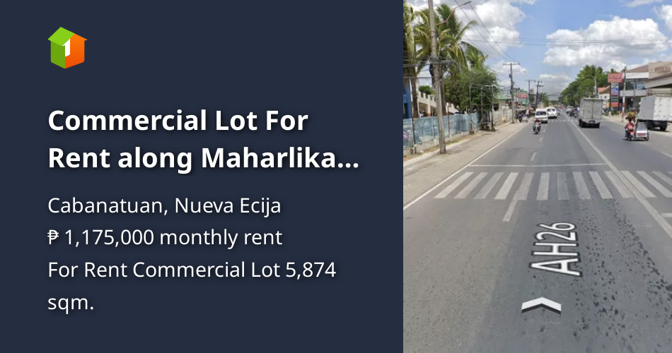 Commercial Lot For Rent along Maharlika Highway Cabanatuan Nueva Ecija