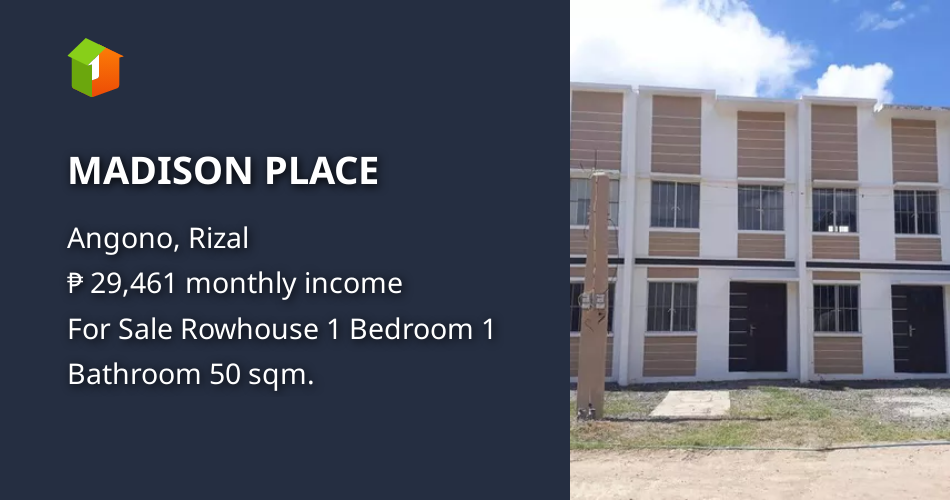 MADISON PLACE [House and Lot 🏘️] (January 2023) in Angono, Rizal for sale