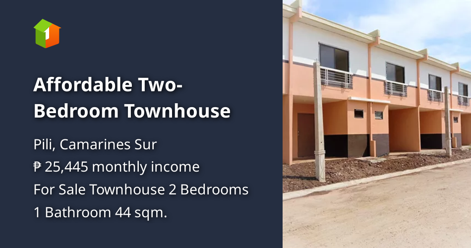 Affordable TwoBedroom Townhouse [House and Lot 🏘️] (December 2021) in