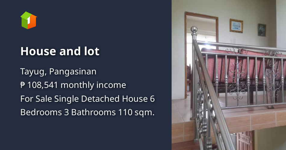 House and lot [House and Lot 🏘️] (August 2024) in Tayug, Pangasinan for