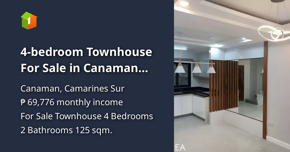 4bedroom Townhouse For Sale in Canaman Camarines Sur [House and Lot 🏘️
