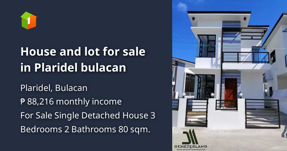 House and lot for sale in Plaridel bulacan [House and Lot 🏘️