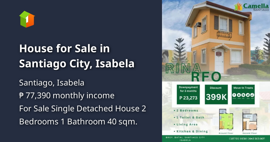 House for Sale in Santiago City, Isabela [House and Lot 🏘️] (September