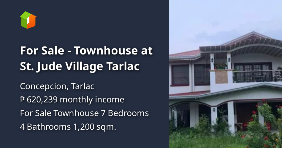 For Sale Townhouse at St. Jude Village Tarlac [House and Lot 🏘️