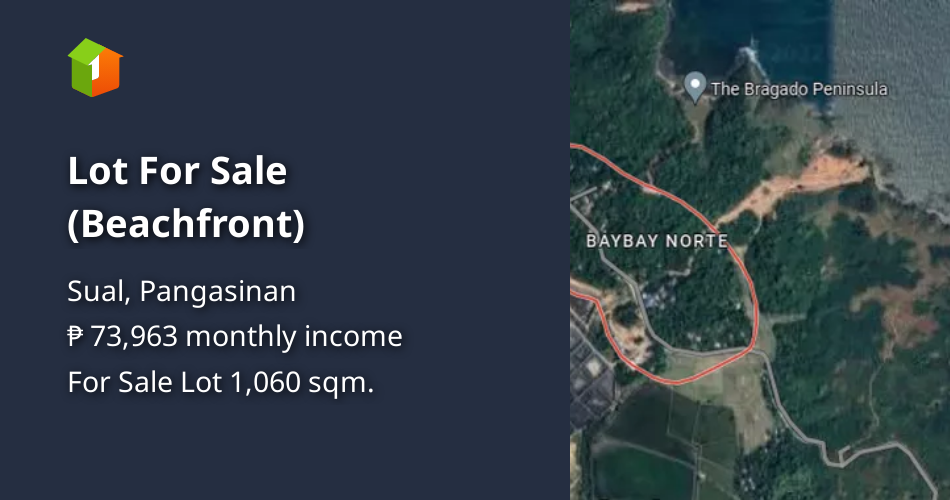 Lot For Sale (Beachfront) [Lot 🚜] (March 2023) in Sual, Pangasinan for sale