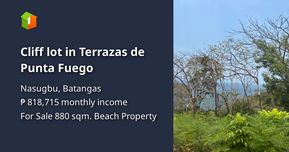 Cliff lot in Terrazas de Punta Fuego [Beach Properties 🏖️] (February ...
