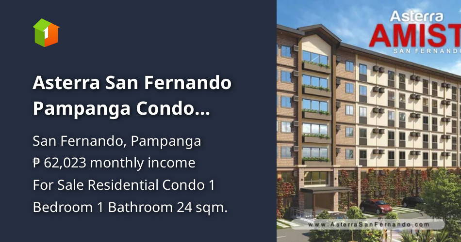 Asterra San Fernando Pampanga Condo homes rising soon! [Condo 🏙️] (September 2024) in San