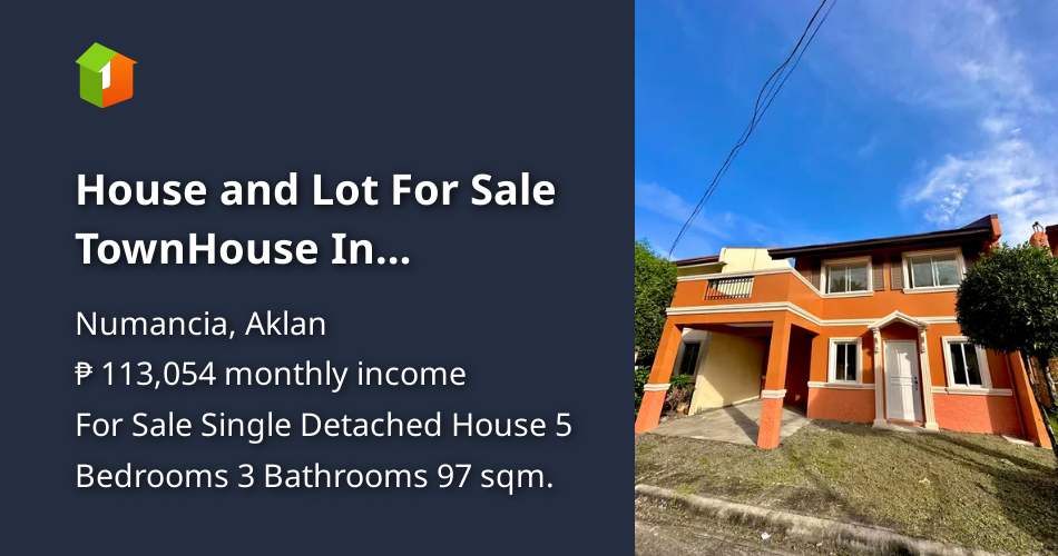 House and Lot For Sale TownHouse In Numancia Aklan Philippines [House