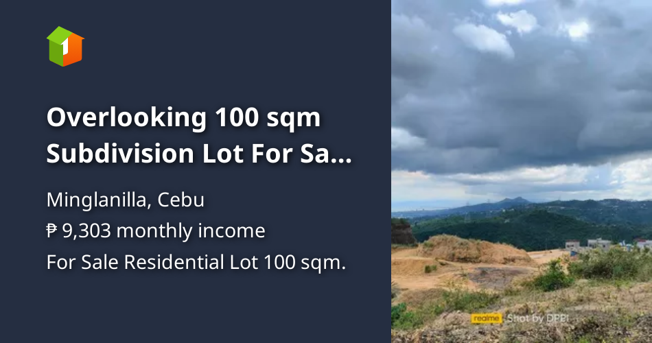 Overlooking 100 sqm Subdivision Lot For Sale In Minglanilla Cebu [Lots 🚜] (June 2023) in