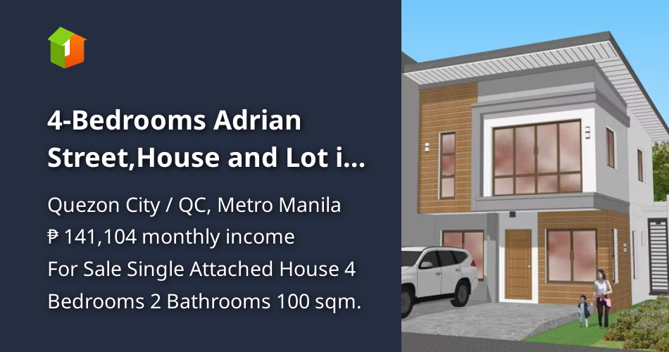 4Bedrooms Adrian Street,House and Lot in North Fairview , Quezon City