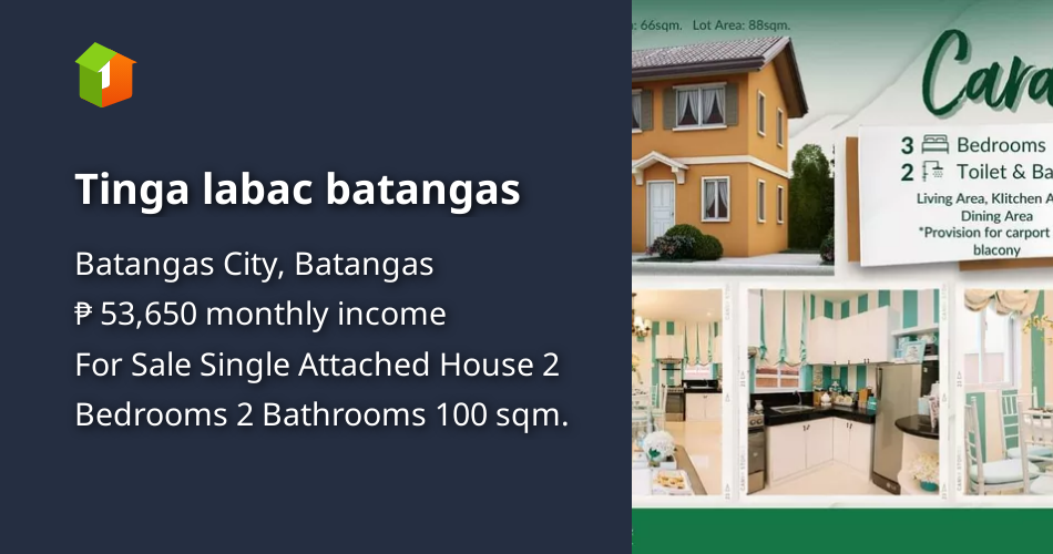 Tinga labac batangas [House and Lot 🏘️] (August 2022) in Batangas City