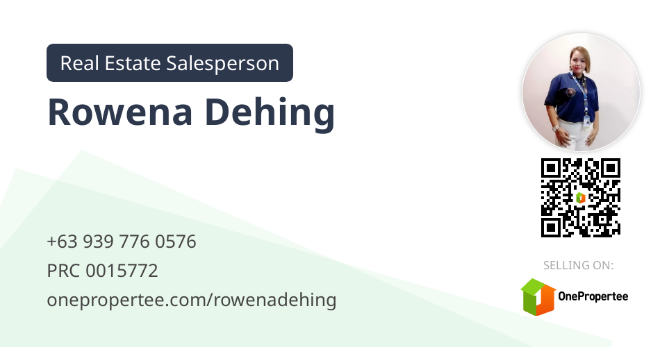 Rowena Dehing Real Estate Salesperson Selling on OnePropertee