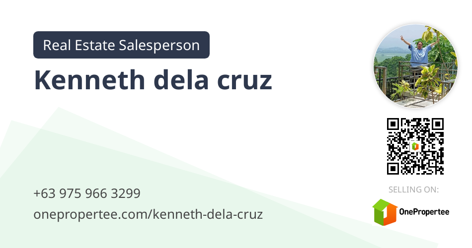 Kenneth dela cruz - Real Estate Salesperson Selling on OnePropertee
