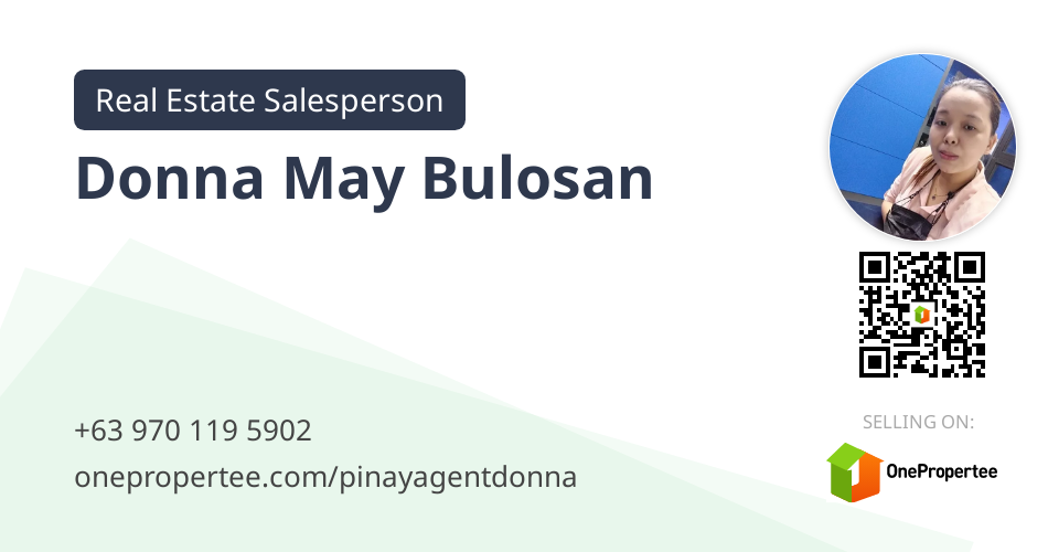 Donna Bulosan Gaspe Real Estate Salesperson Selling on OnePropertee