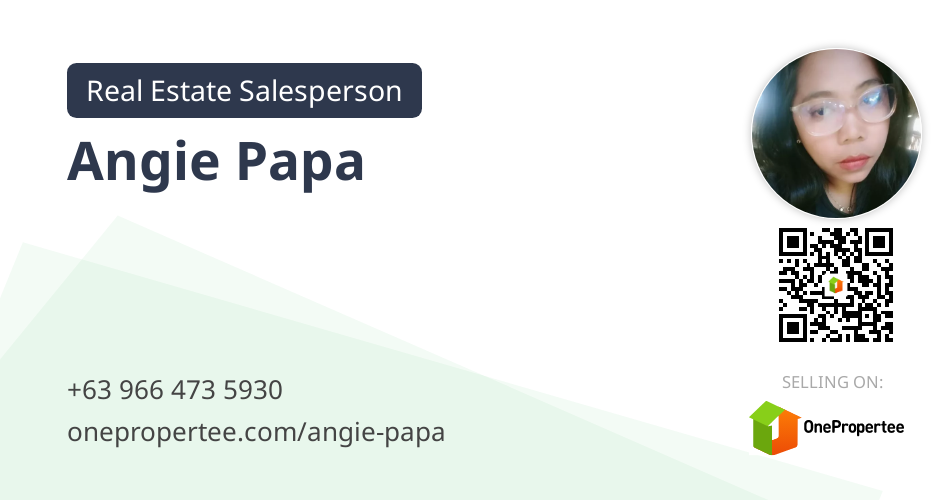 Angie Papa Real Estate Salesperson Selling on OnePropertee