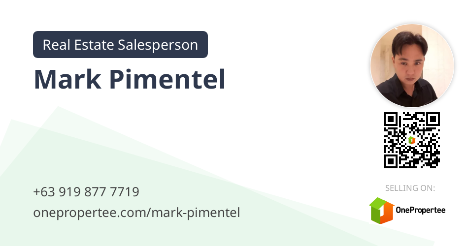 Mark Pimentel Real Estate Salesperson Selling on OnePropertee