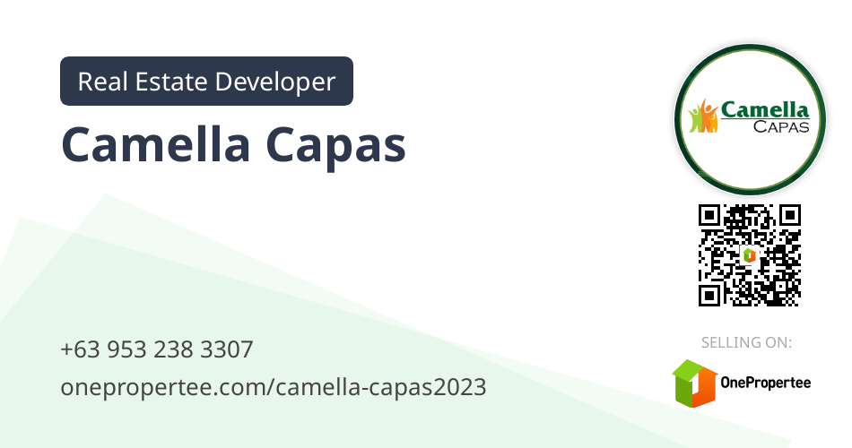 Camella Capas Real Estate Developer Selling on OnePropertee