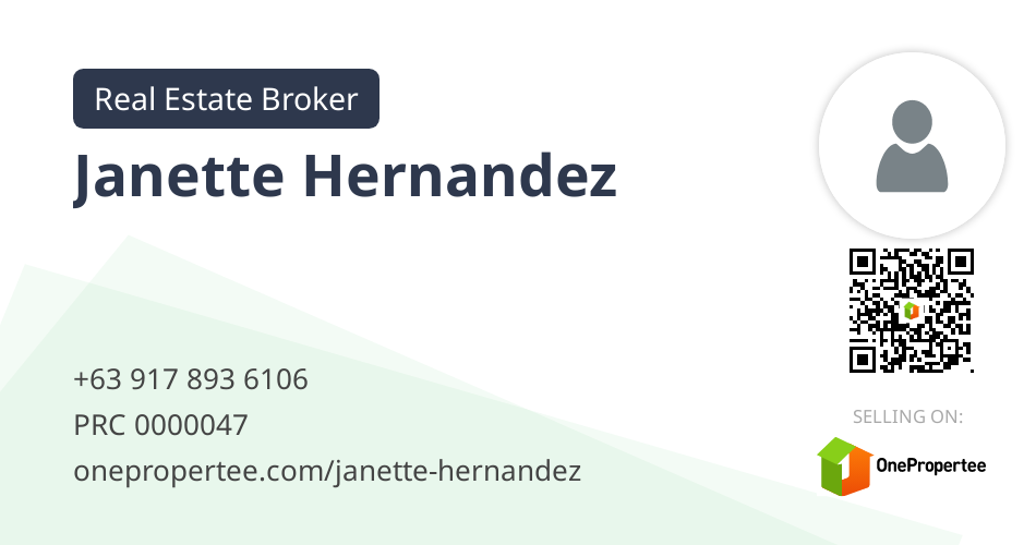 Hernandez Real Estate Broker Selling on OnePropertee