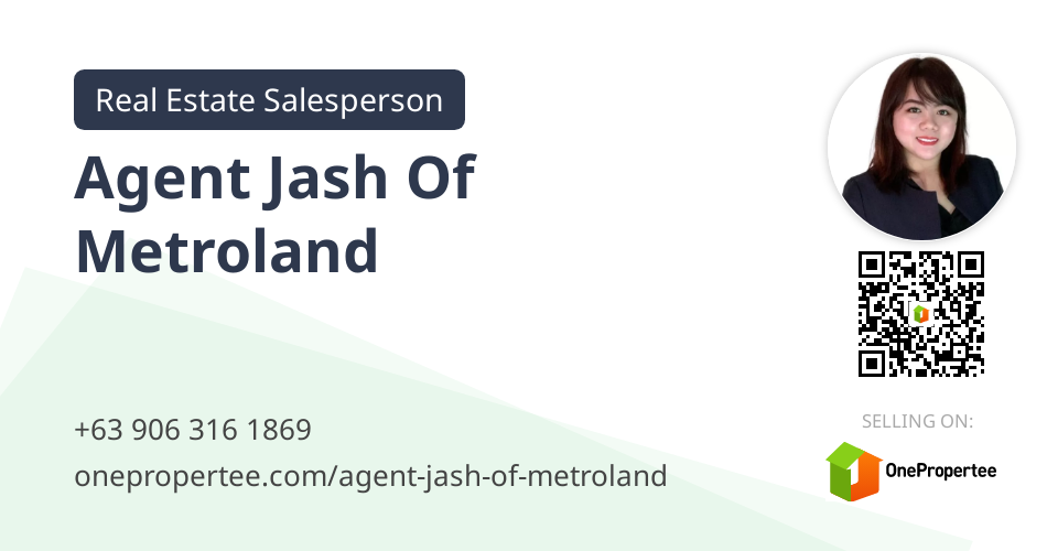 Agent Jash Of Metroland Real Estate Salesperson Selling on OnePropertee
