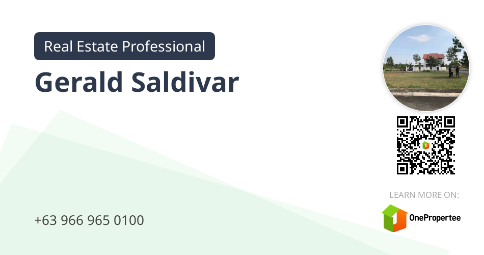 Gerald Saldivar Real Estate Professional Selling on OnePropertee