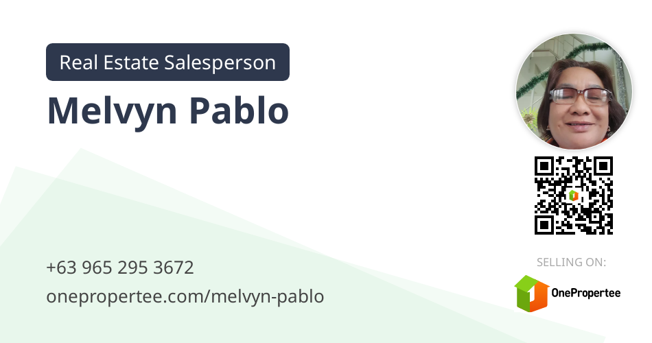 Melvyn Pablo Real Estate Salesperson Selling on OnePropertee